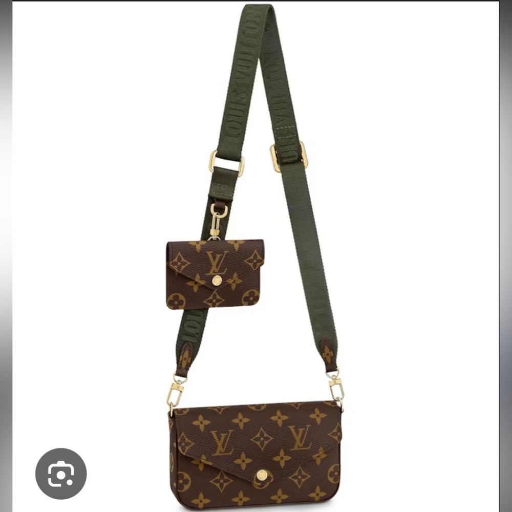 Louis Vuitton Felice Strap & Go Khaki